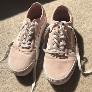 Light pink Vans old skool skate